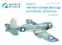 QD48110  декали  3D Декаль интерьера кабины F4U-1 Corsair (Bird cage) (Tamiya)  (1:48) 2000000223193