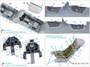 QD48118  декали  3D Декаль интерьера кабины Mirage 2000-5B (Kinetic)  (1:48) 2000002136934