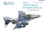 QD48132  декали  3D Декаль интерьера кабины F-4S (ZM SWS)  (1:48) 2000000195155