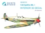 QD48133  декали  3D Декаль интерьера кабины  Spitfire Mk.I (Eduard)  (1:48) 2000002046639