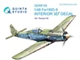 QD48142  декали  3D Декаль интерьера кабины FW 190D-9 (Tamiya)  (1:48) 2000000223278