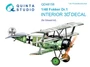 QD48158  декали  3D Декаль интерьера кабины Fokker Dr.1 (Eduard)  (1:48) 2000000223360
