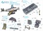 QD48163  декали  3D Декаль интерьера кабины Me 262B-1a/U1 (HobbyBoss)  (1:48) 4580702134327
