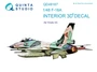 QD48167  декали  3D Декаль интерьера кабины F-16A (для модели Kinetic)  (1:48) 2000000225050