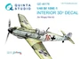 QD48176  декали  3D Декаль интерьера кабины Bf 109E-1 (Wingsy kits)  (1:48) 2000000223452