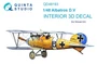 QD48193  декали  3D Декаль интерьера кабины Albatros D.V (Eduard)  (1:48) 2000002202233