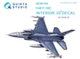 QD48194  декали  3D Декаль интерьера кабины F-16С (Kinetic)  (1:48) 4580702136895