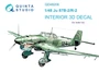 QD48206  декали  3D Декаль интерьера кабины  Ju-87B-2/R-2 (Italeri)  (1:48) 2000002044437