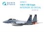 QD48213  декали  3D Декаль интерьера кабины F-15B (GWH)  (1:48) 2000002052975