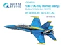 QD48215  декали  3D Декаль интерьера кабины  F/A-18D early (Kinetic)  (1:48) 2000002046660