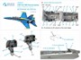 QD48215  декали  3D Декаль интерьера кабины  F/A-18D early (Kinetic)  (1:48) 2000002046660
