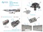 QD48225  декали  3D Декаль интерьера кабины CF-104 Early (Kinetic)  (1:48) 2000002046936