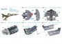 QD48232  декали  3D Декаль интерьера кабины NF-5A (Kinetic)  (1:48) 2000002136972