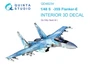QD48234  декали  3D Декаль интерьера кабины С-35S (KittyHawk)  (1:48) 2000002092117