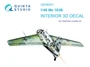QD48241  декали   3D Декаль интерьера кабины Me 163B (GasPatch models)  (1:48) 2000002158301