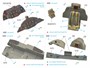 QD48242  декали   3D Декаль интерьера кабины Me 163B:S (Dragon)  (1:48) 2000002158318