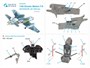 QD48246  декали  3D Декаль интерьера кабины  Meteor F.8 (Airfix) (1:48) 2000002116066