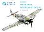 QD48265  декали   3D Декаль интерьера кабины Fw 190A-8 (Hasegawa)  (1:48) 2000002158332