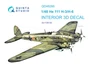 QD48266  декали  3D Декаль интерьера кабины He 111H-3/H-6 (ICM)  (1:48) 2000002053040