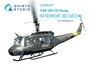 QD48267  декали  3D Декаль интерьера UH-1D (KittyHawk)  (1:48) 2000002123996