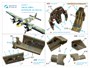 QD48271  декали  3D Декаль интерьера кабины Hs-129B-2  (Hasegawa)  (1:48) 2000002127253