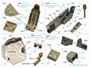 QD48275  декали  3D Декаль интерьера Fw 189A (GWH)  (1:48) 2000002053866