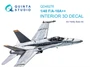 QD48278  декали  3D Декаль интерьера кабины F/A-18А++ (HobbyBoss)  (1:48) 2000002124030