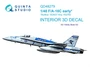 QD48279  декали  3D Декаль интерьера кабины F/A-18C early (HobbyBoss)  (1:48) 2000002125952