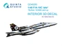 QD48280  декали  3D Декаль интерьера кабины F/A-18C late (HobbyBoss)  (1:48) 2000002125969