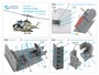 QD48286  декали  3D Декаль интерьера кабины UH-1C (HobbyBoss)  (1:48) 2000002124047