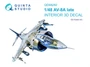 QD48292  декали  3D Декаль интерьера кабины AV-8A Late (Kinetic)  (1:48) 2000002124061