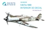 QD48296  декали  3D Декаль интерьера кабины FW 190D-9 (HobbyBoss)  (1:48) 2000002136989