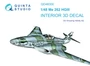 QD48300  декали  3D Декаль интерьера кабины Me 262 HGIII (Amusing Hobby)  (1:48) 2000002137290