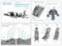 QD48304  декали  3D Декаль интерьера кабины Harrier Gr.3 late (Kinetic) (1:48) 2000002116110