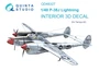 QD48327  декали  3D Декаль интерьера кабины P-38J (Tamiya) (1:48) 2000002116127