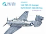 QD48351  декали  3D Декаль интерьера кабины TBF-1C (Hobby Boss)  (1:48) 2000002124115