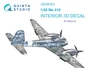 QD48353  декали  3D Декаль интерьера кабины Me 410 (Meng)  (1:48) 2000002150817