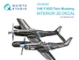 QD48364  декали  3D Декаль интерьера кабины F-82G Twin Mustang  (1:48) 2000002137672