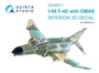 QD48371  декали  3D Декаль интерьера кабины F-4E с DMAS  (Meng)  (1:48) 2000002137719