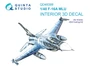 QD48388  декали  3D Декаль интерьера кабины F-16A MLU (Kinetic 2022г. разработки)  (1:48) 2000002137016