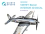 QD48392  декали  3D Декаль интерьера кабины F8F-1 Bearcat (Academy)  (1:48) 2000002150886