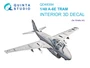 QD48394  декали  3D Декаль интерьера кабины A-6E TRAM (Kinetic)  (1:48) 2000002150893