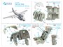 QD48394  декали  3D Декаль интерьера кабины A-6E TRAM (Kinetic)  (1:48) 2000002150893