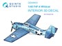 QD48403  декали   3D Декаль интерьера кабины F4F-4 Wildcat (Eduard)  (1:48) 2000002158417