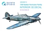 QD48410  декали  3D Декаль интерьера кабины семейства Hurricane (Arma Hobby)  (1:48) 2000002138846