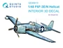 QD48413  декали   3D Декаль интерьера кабины F6F-3E:N Hellcat (Eduard)  (1:48) 2000002158431