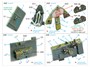 QD48413  декали   3D Декаль интерьера кабины F6F-3E:N Hellcat (Eduard)  (1:48) 2000002158431