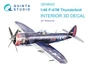 QD48422  декали  3D Декаль интерьера кабины P-47M Thunderbolt (Tamiya)  (1:48) 2000002170228