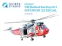 QD48431  декали   3D Декаль интерьера кабины Westland Sea King HU.5 (Airfix)  (1:48) 2000002158509