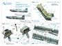 QD48437  декали  3D Декаль интерьера кабины EMB-312 Tucano (HobbyBoss)  (1:48) 2000002170273